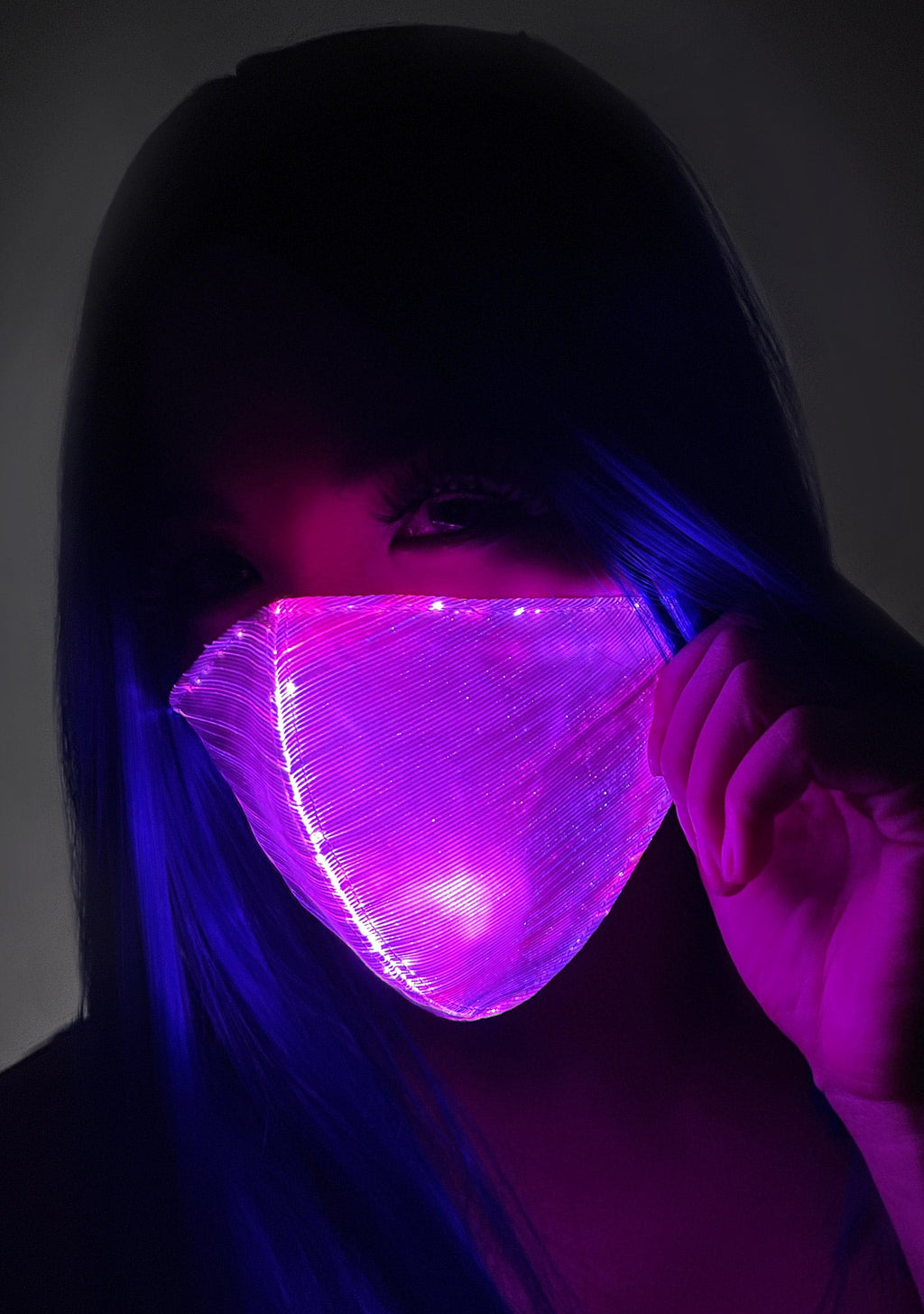  Dream Tek Fiber Optic Light Up Face Mask