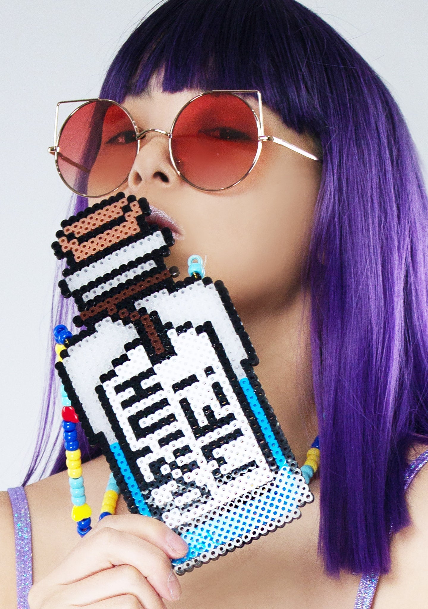  Drink Me Rave Kandi Necklace