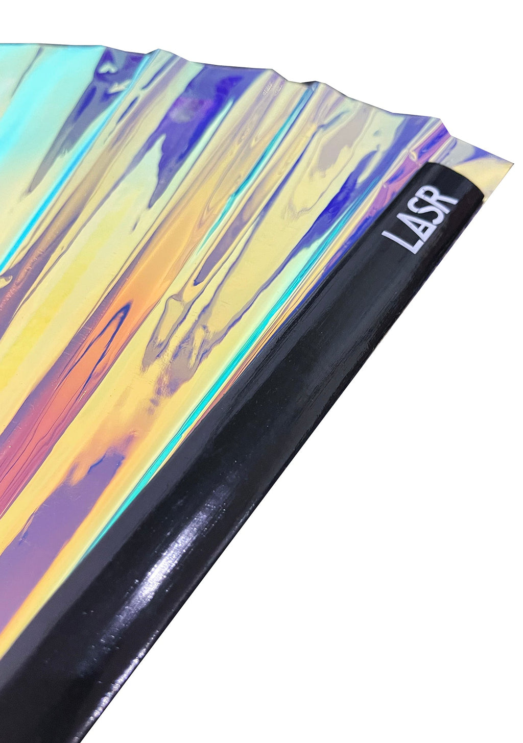  Electric Storm Iridescent Fluid Rave Fan