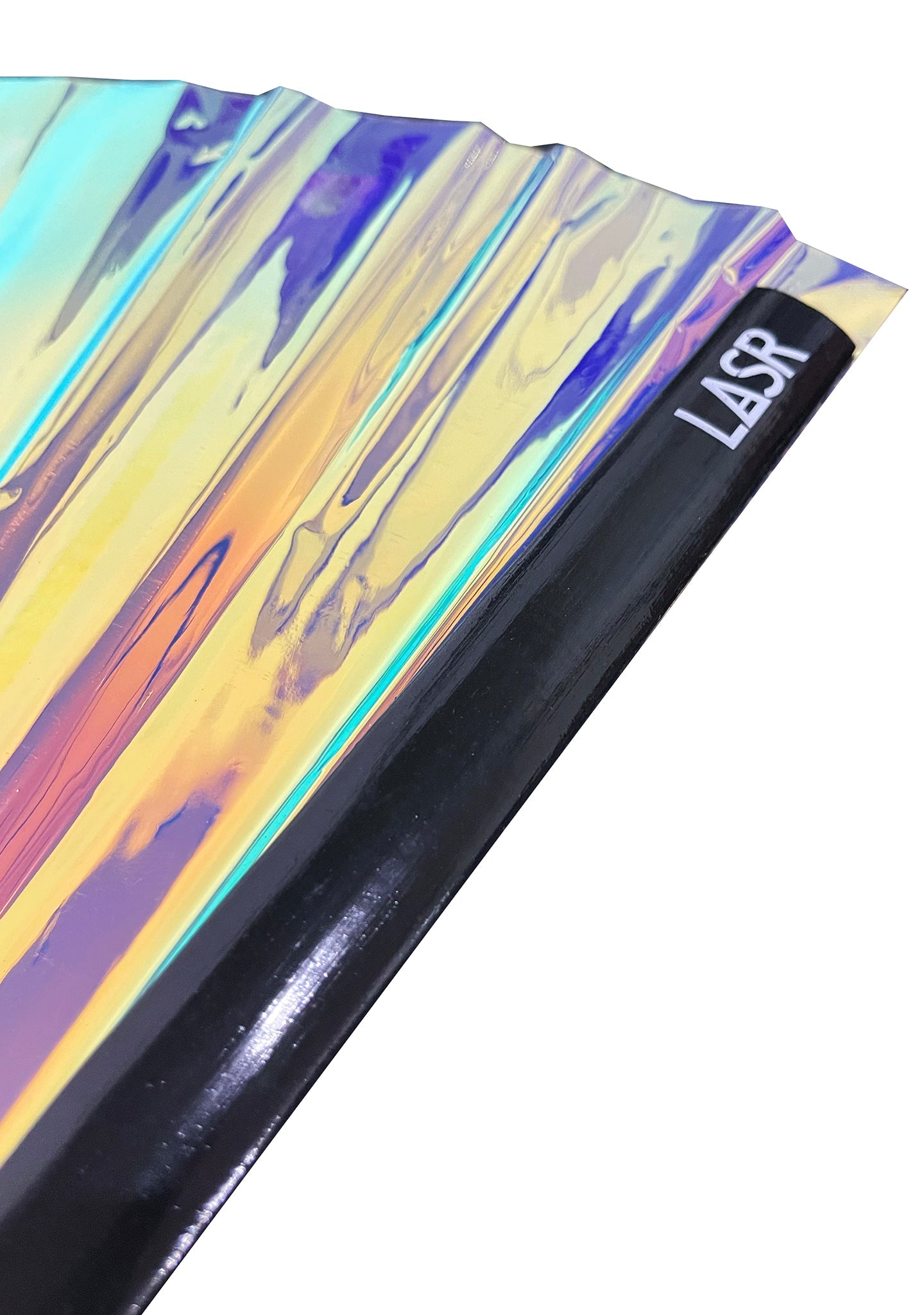  Electric Storm Iridescent Fluid Rave Fan