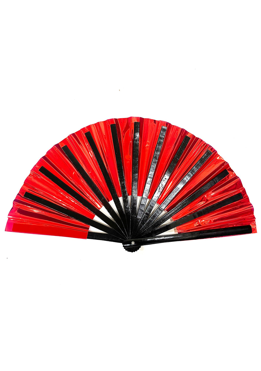  Atomic Phoenix Iridescent Fluid Rave Fan