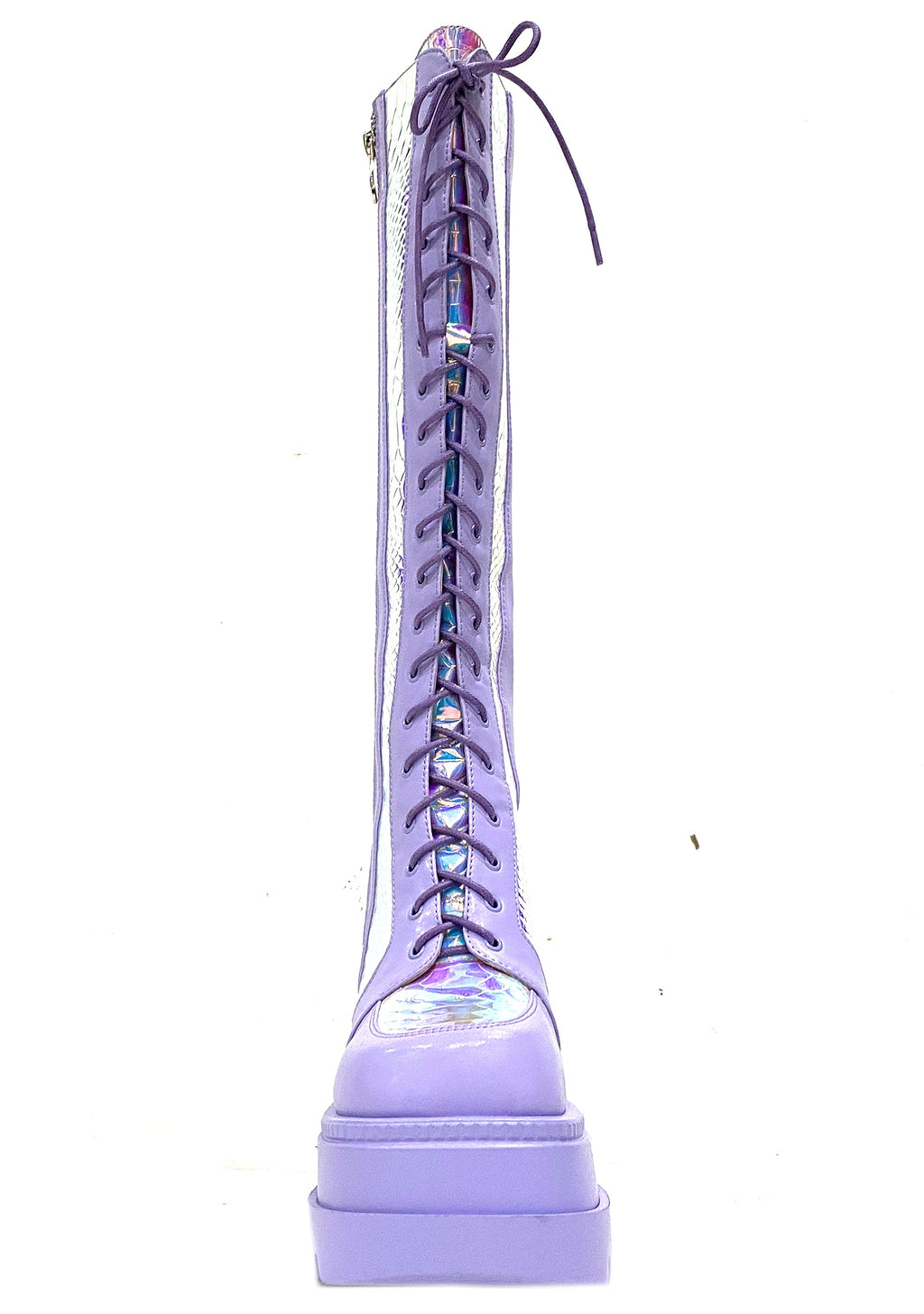  Fairy Kiss Hi Lavender Platform Boots