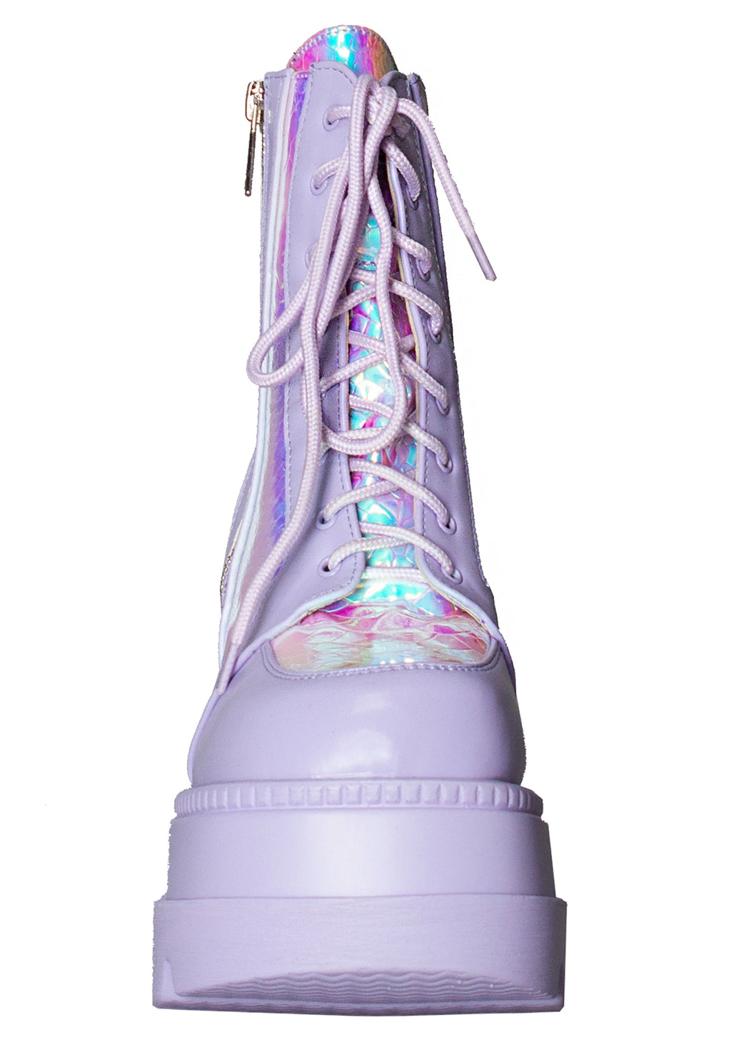  Fairy Kiss Lavender Platform Boots