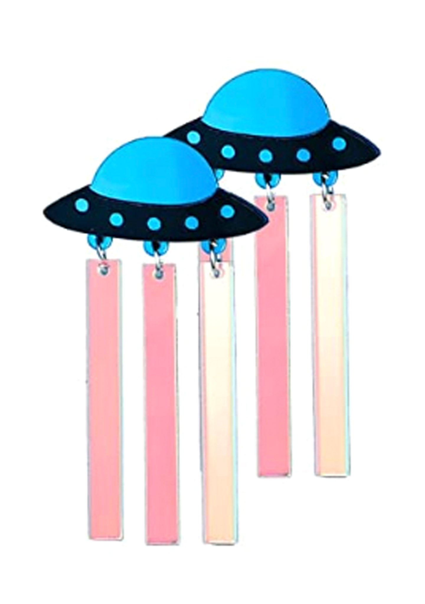  First Contact UFO Resin Earrings