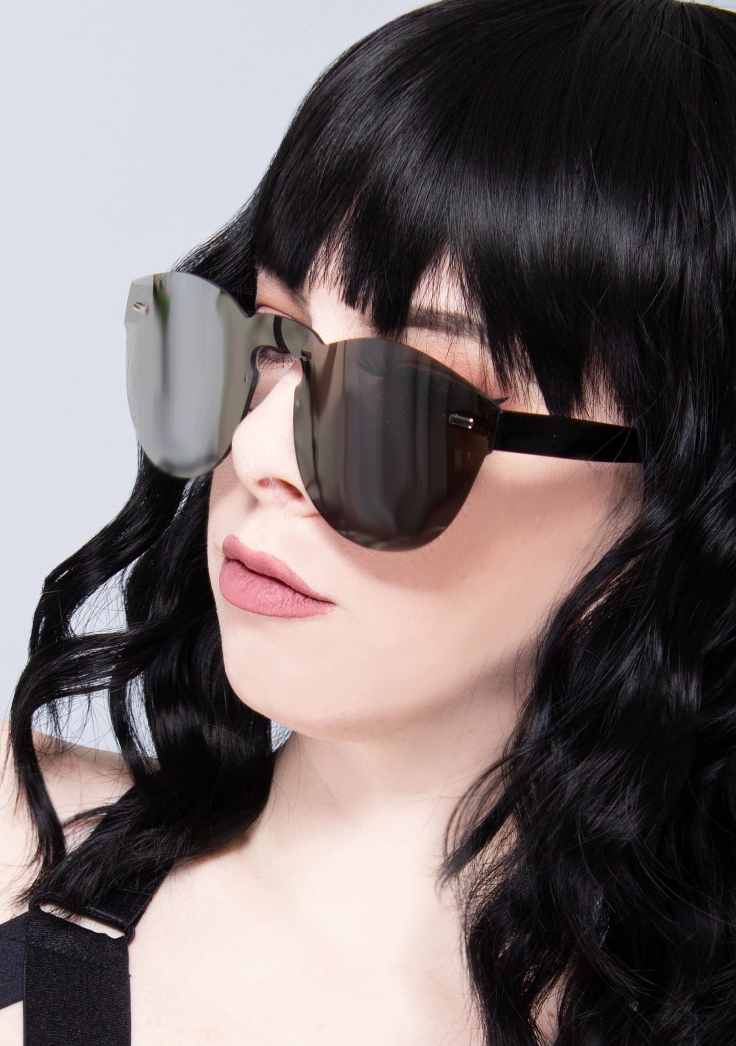  Gimmie Space Reflective Sunglasses In Silver Mirror