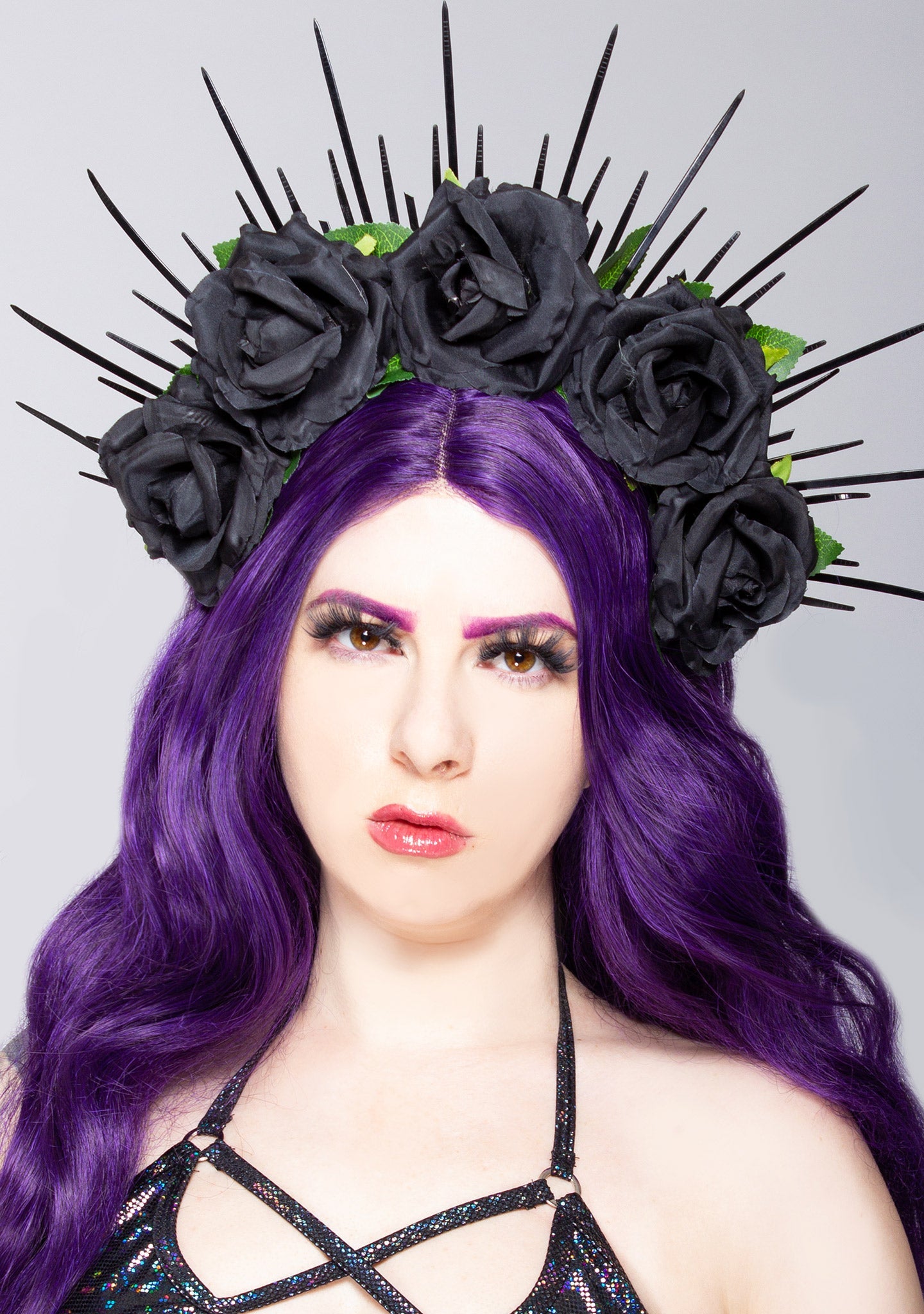  Dark Royalty Rose Crown