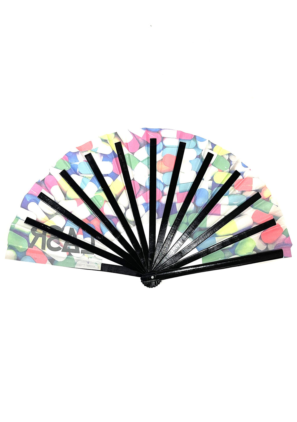  Happy Pills UV Reactive Rave Fan