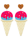  I Scream 4 Ice Cream Resin Earring
