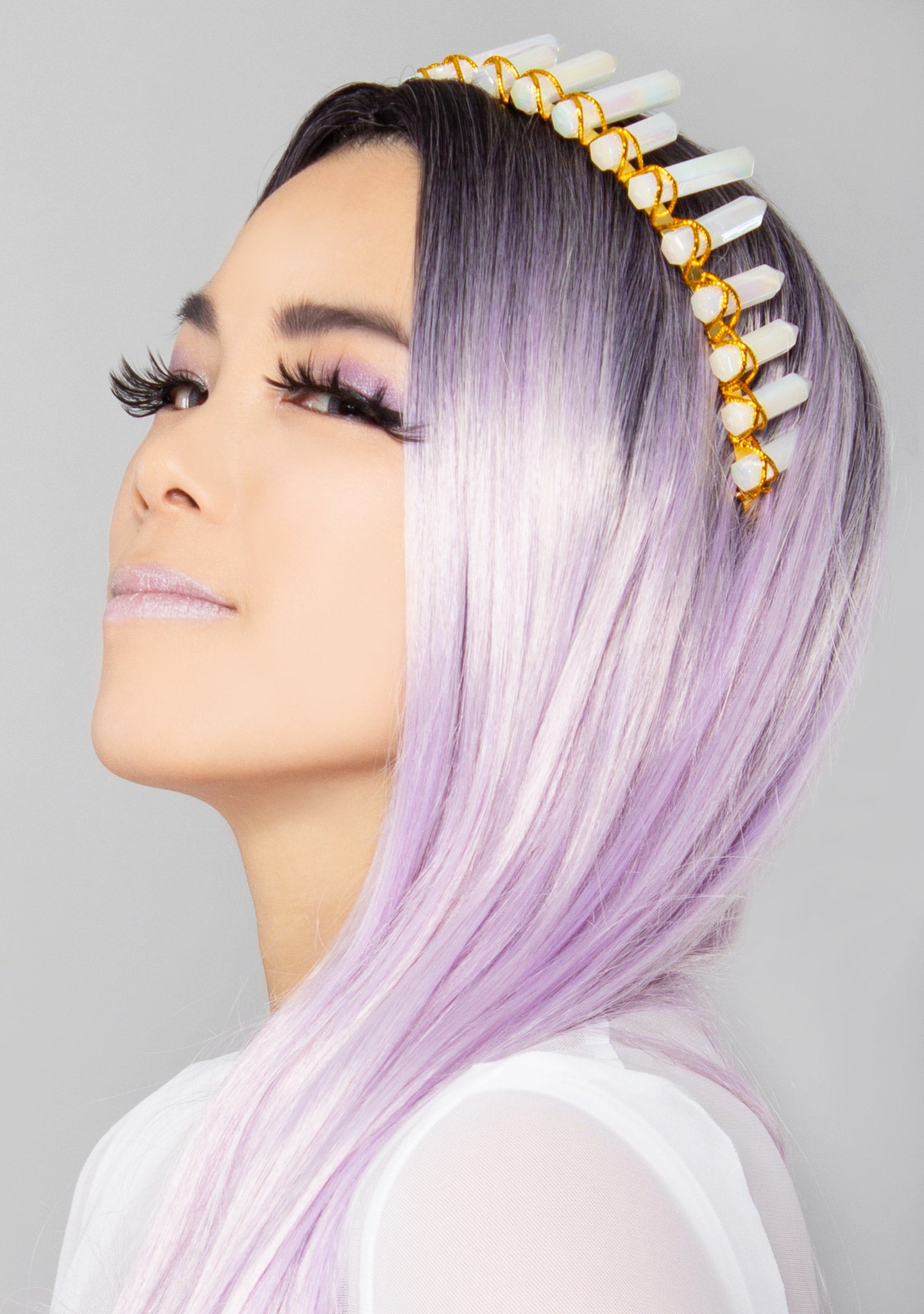 Lunar Enchantment Crystal Crown