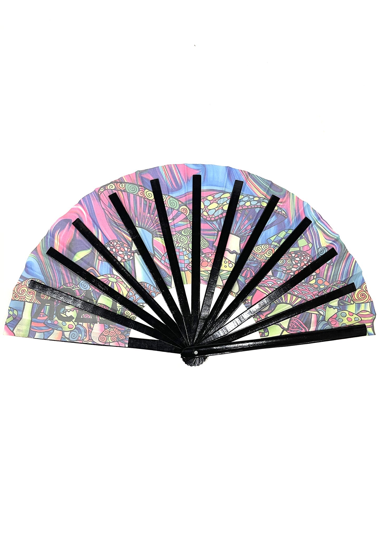  Mushroom Madness UV Reactive Rave Fan