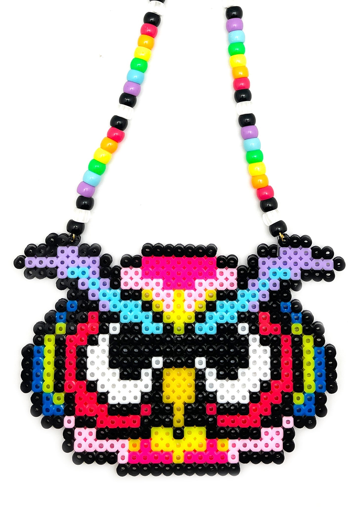  Nocturnal Night Owl Rave Kandi Necklace