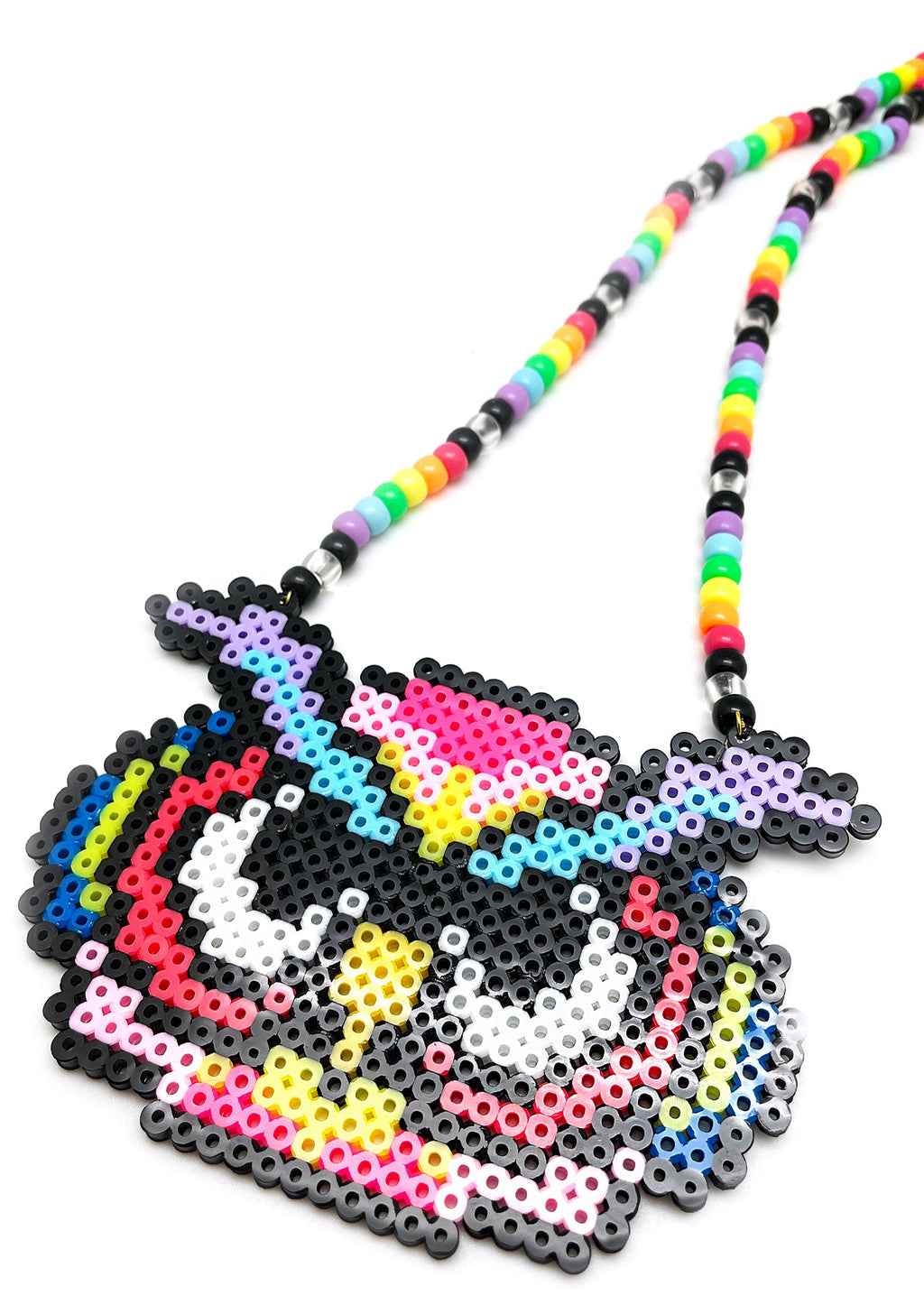  Nocturnal Night Owl Rave Kandi Necklace