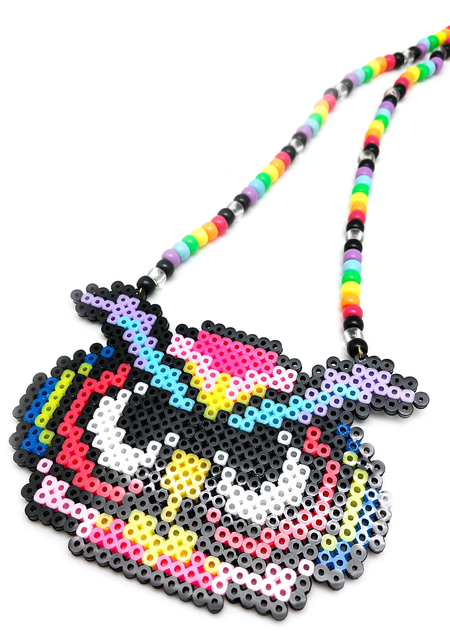  Nocturnal Night Owl Rave Kandi Necklace