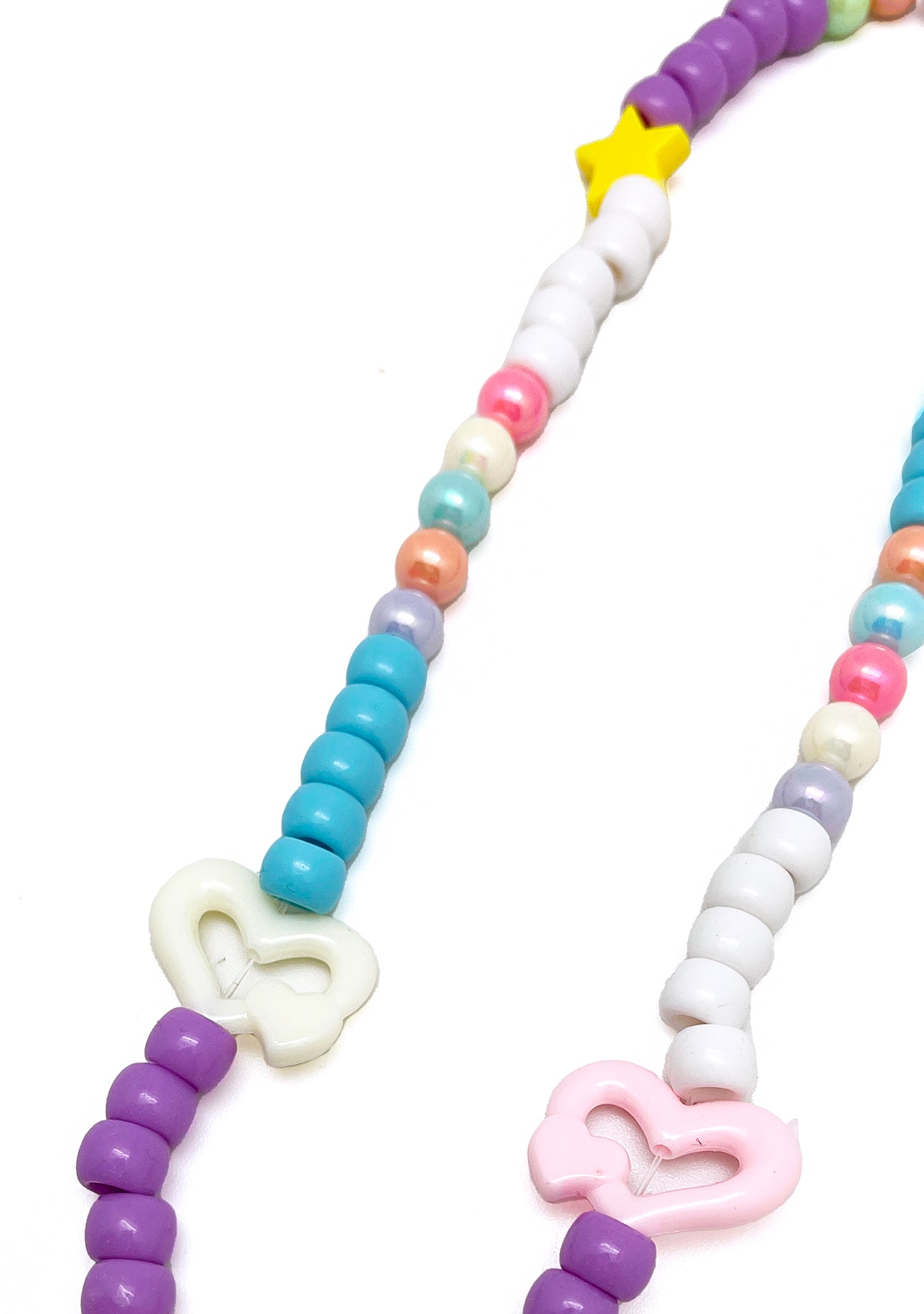  Pixel Love Rave Kandi Necklace