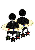  Planet Gleam Resin Earrings