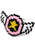  Press Start Light Up Pendant Rave Kandi Bracelet