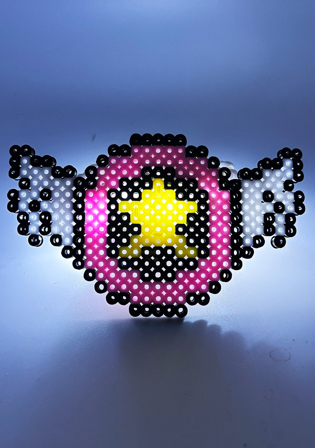  Press Start Light Up Pendant Rave Kandi Bracelet
