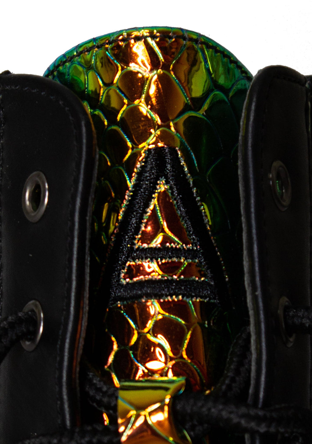  Radioactive Hi Black Platform Boots