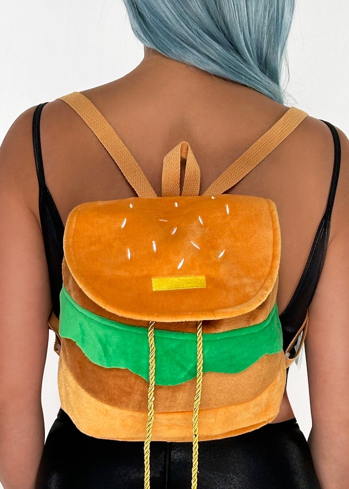  Yummy Burger Rucksack Backpack