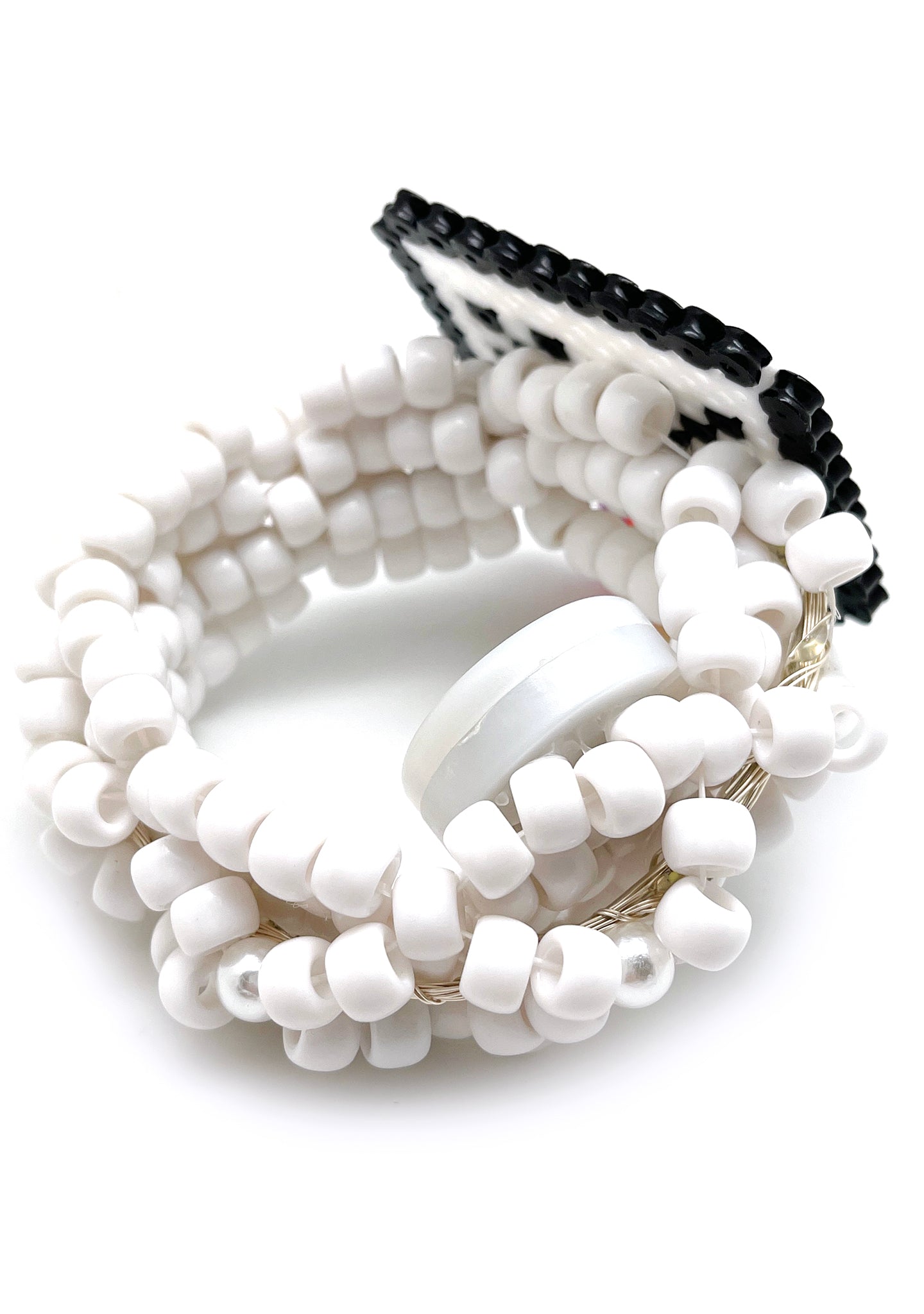 Silly Emoticon Light Up Pendant Rave Kandi Bracelet