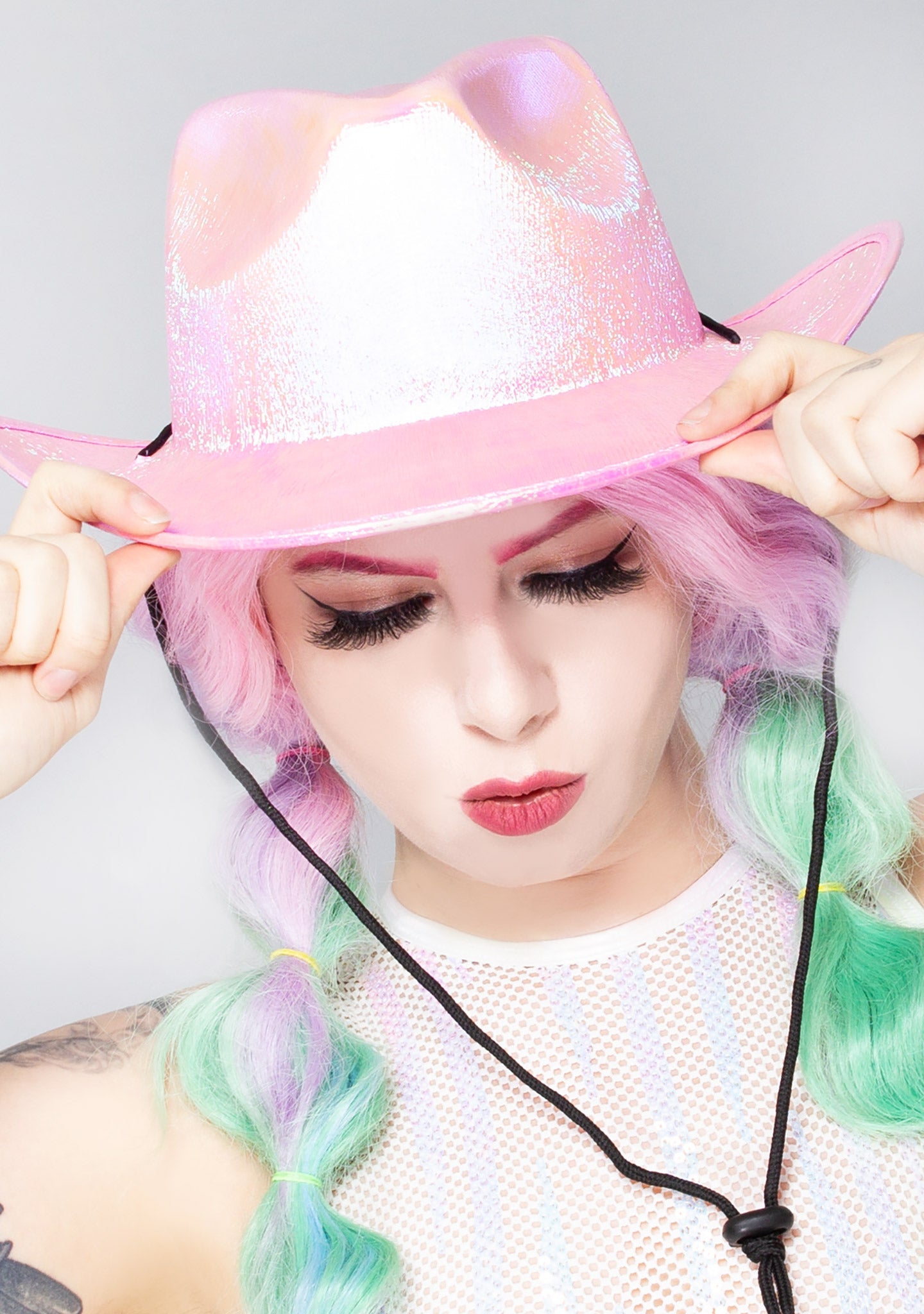  Space Cowgirl Opalescence Festival Hat