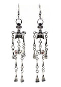  Spooky Skeleton Dangling Earrings