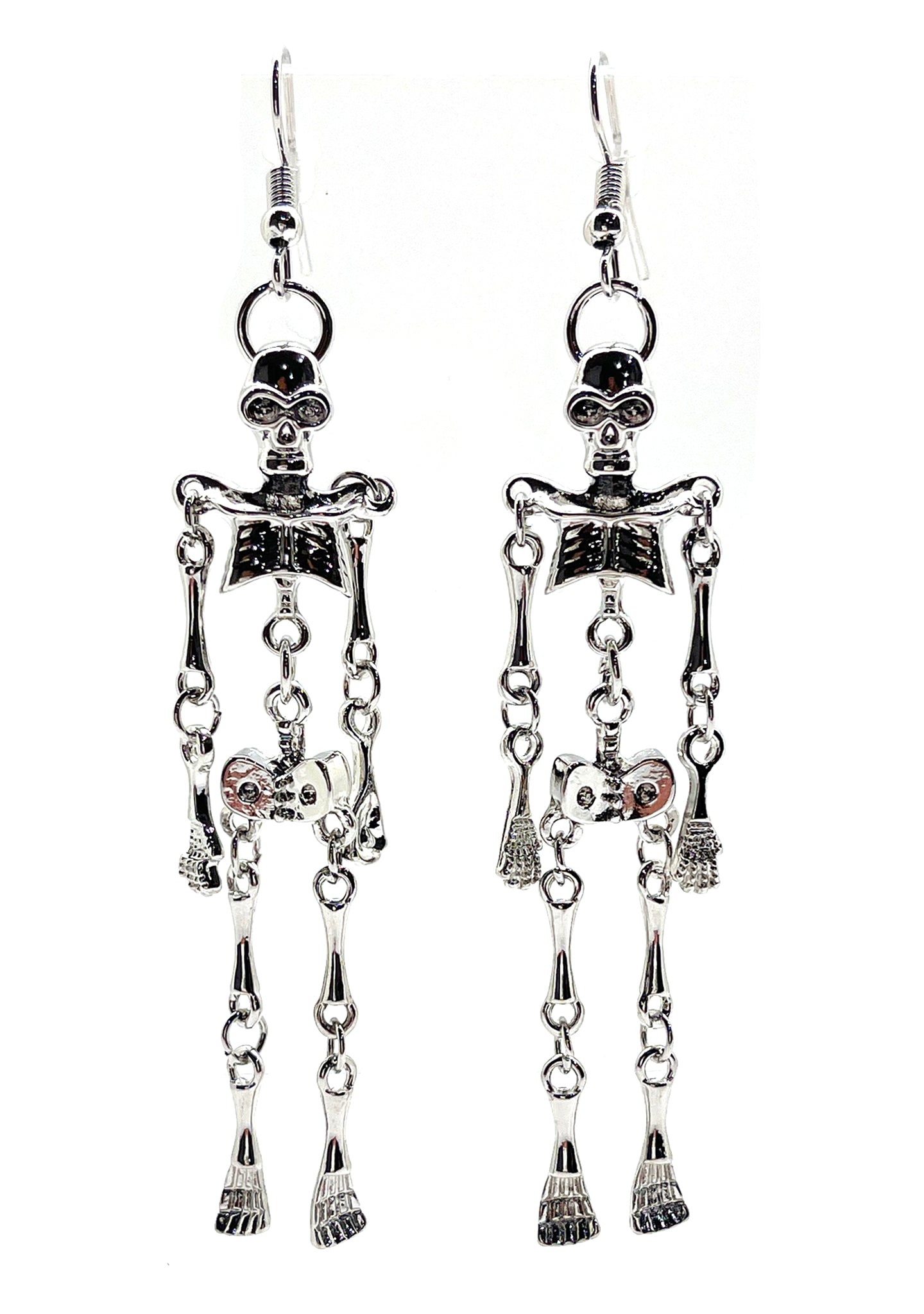  Spooky Skeleton Dangling Earrings
