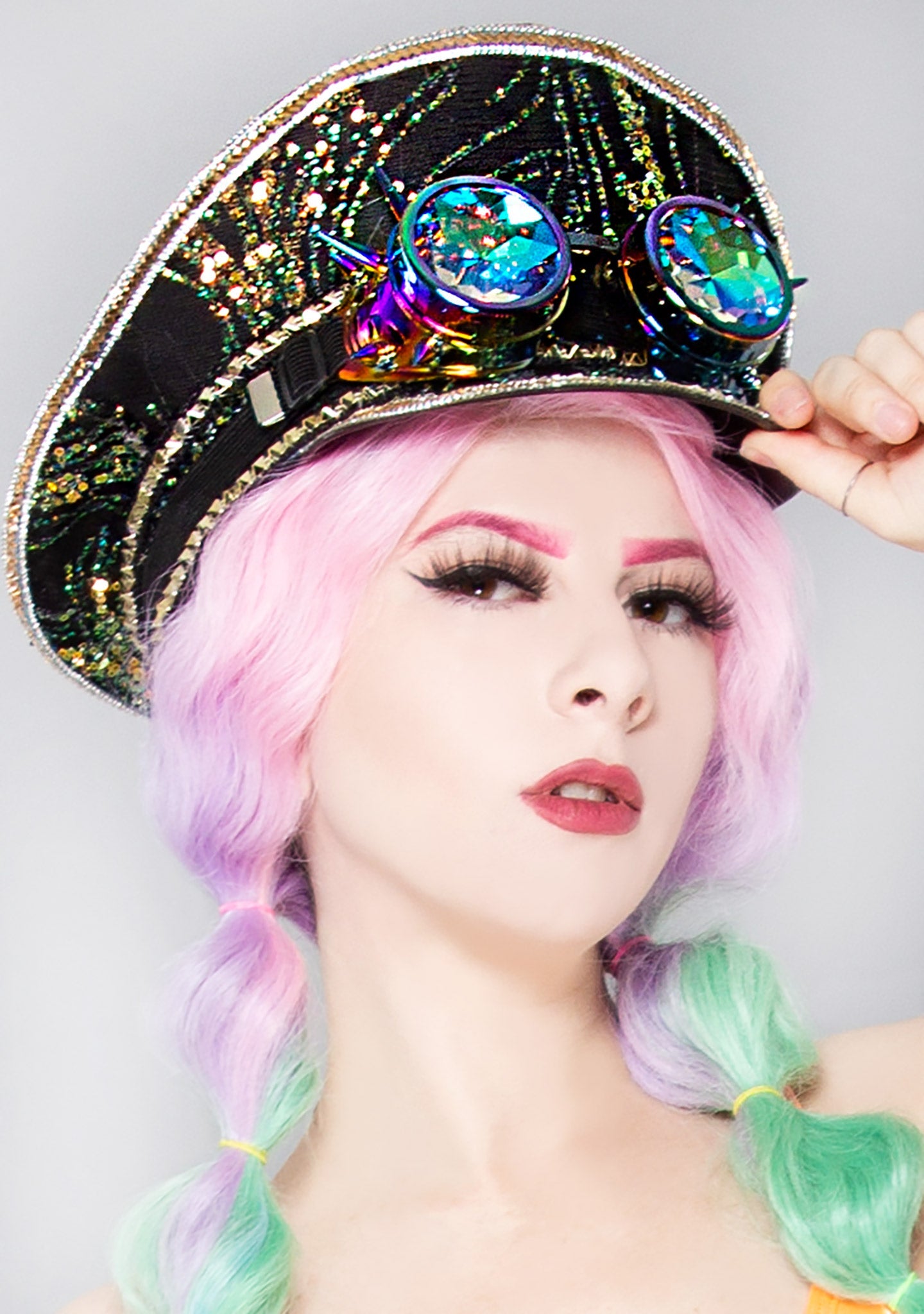  Stargazer Sequin Captain Hat