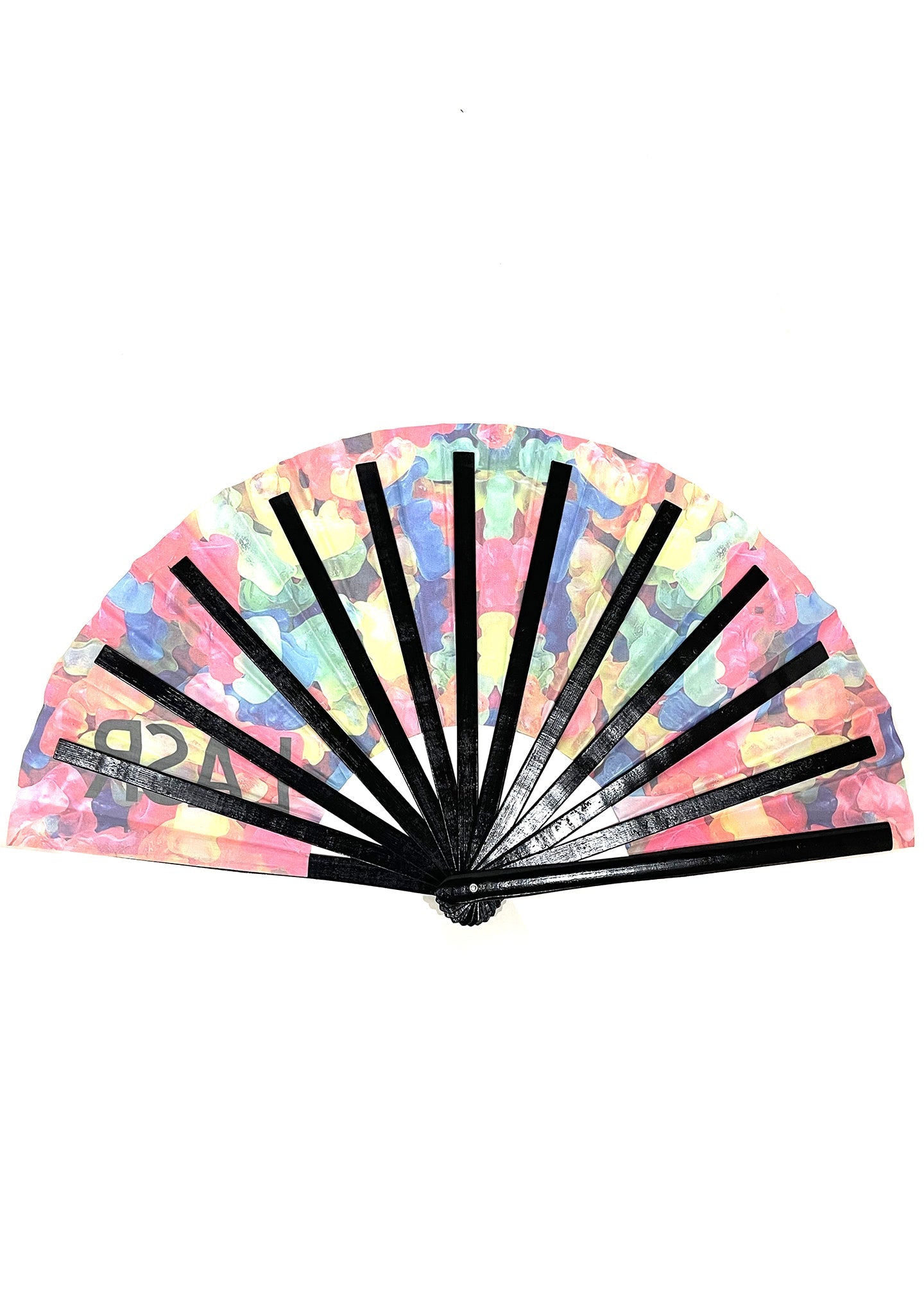  Sugar High Gummy Bear UV Reactive Rave Fan
