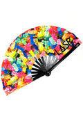  Sugar High Gummy Bear UV Reactive Rave Fan