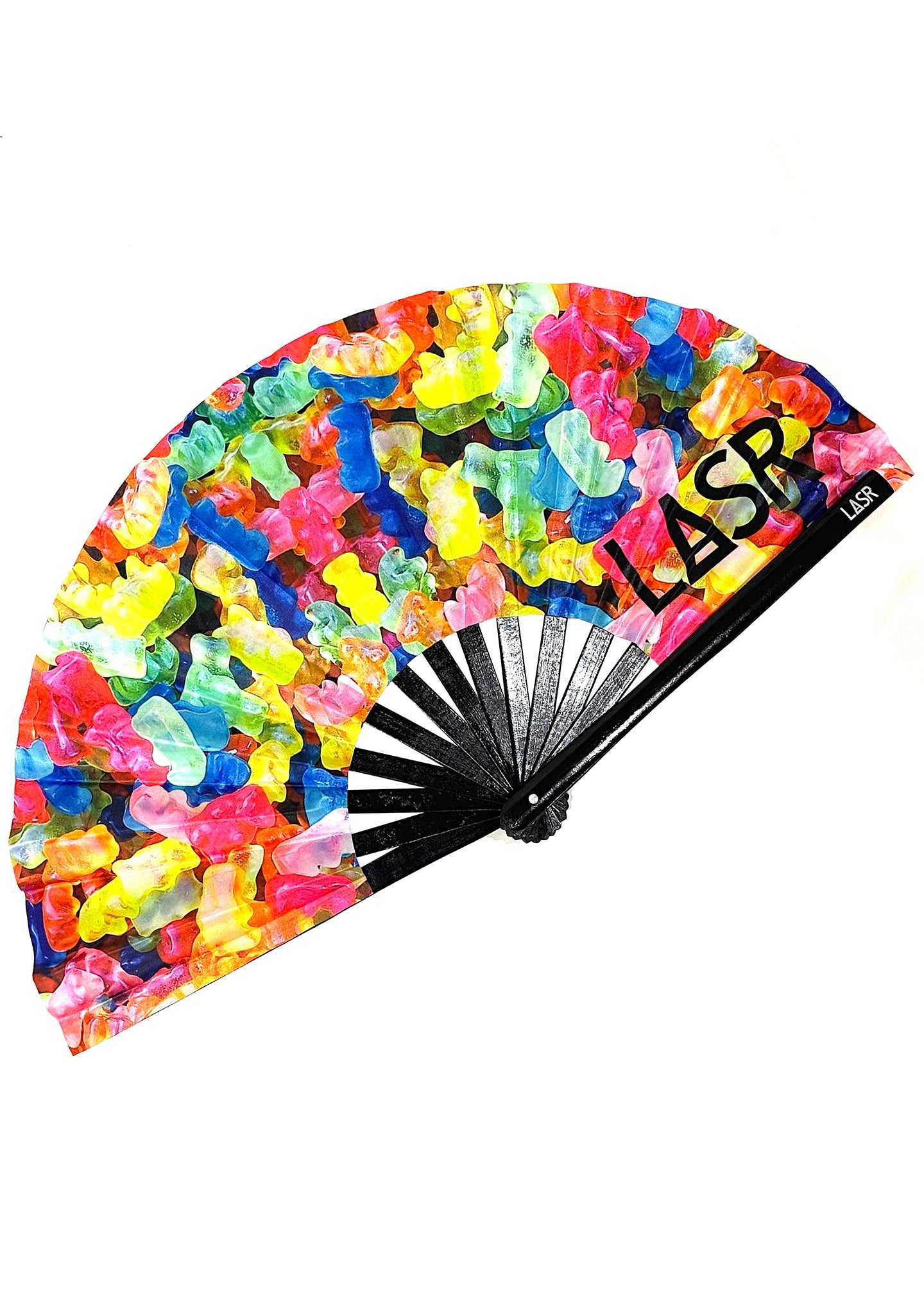  Sugar High Gummy Bear UV Reactive Rave Fan