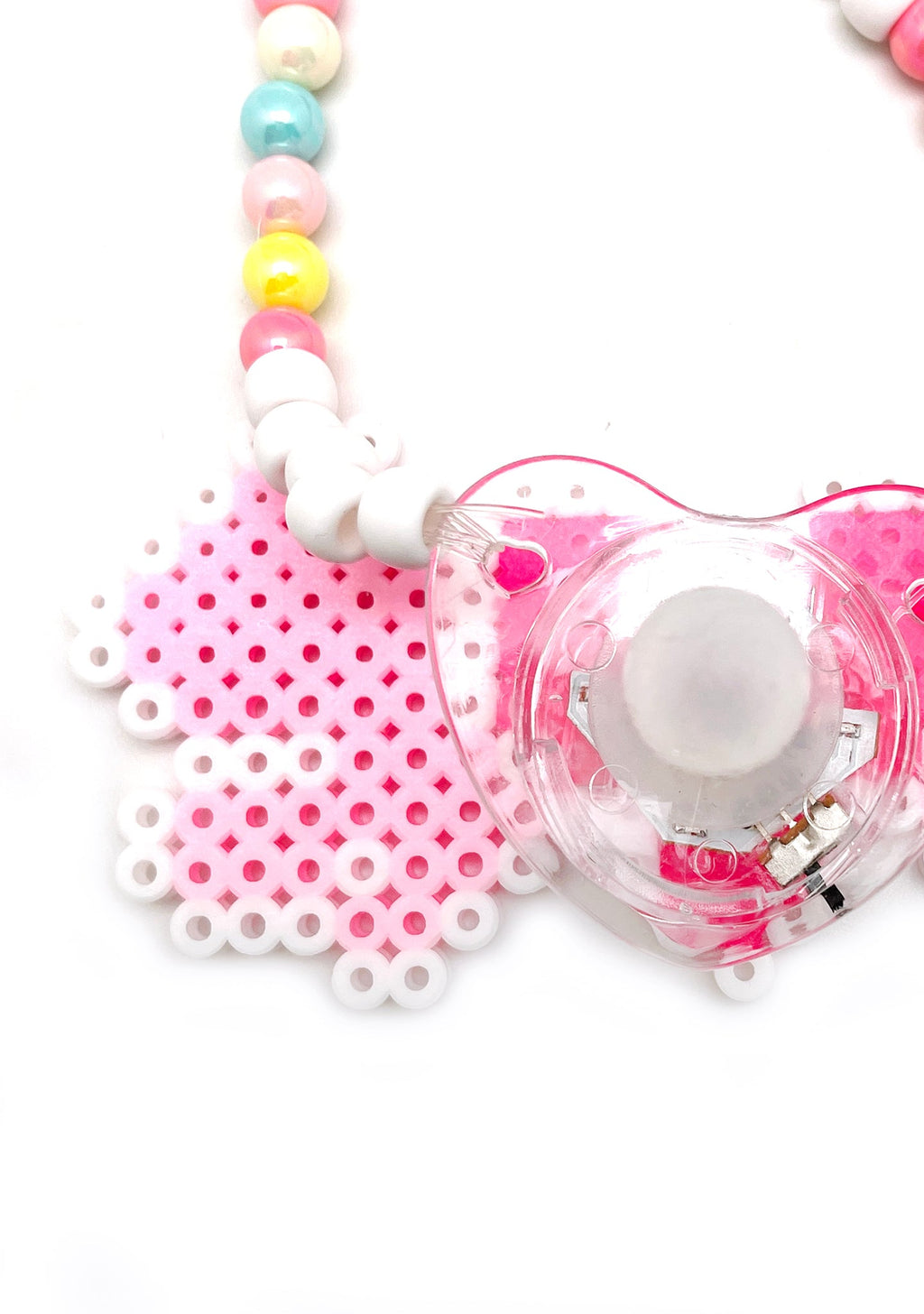  Sweet Candy Light Up Pacifier Rave Kandi Necklace