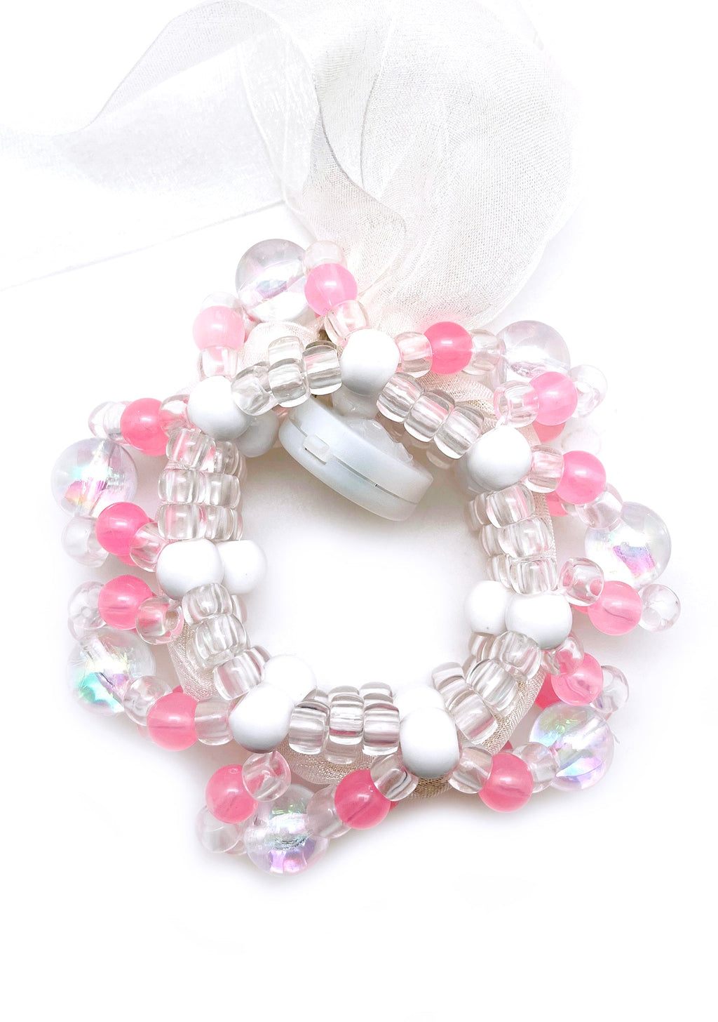  Sweet Melody Light Up Ribbon Rave Kandi Bracelet