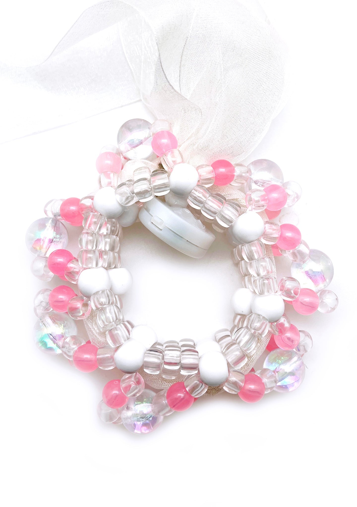 Sweet Melody Light Up Ribbon Rave Kandi Bracelet