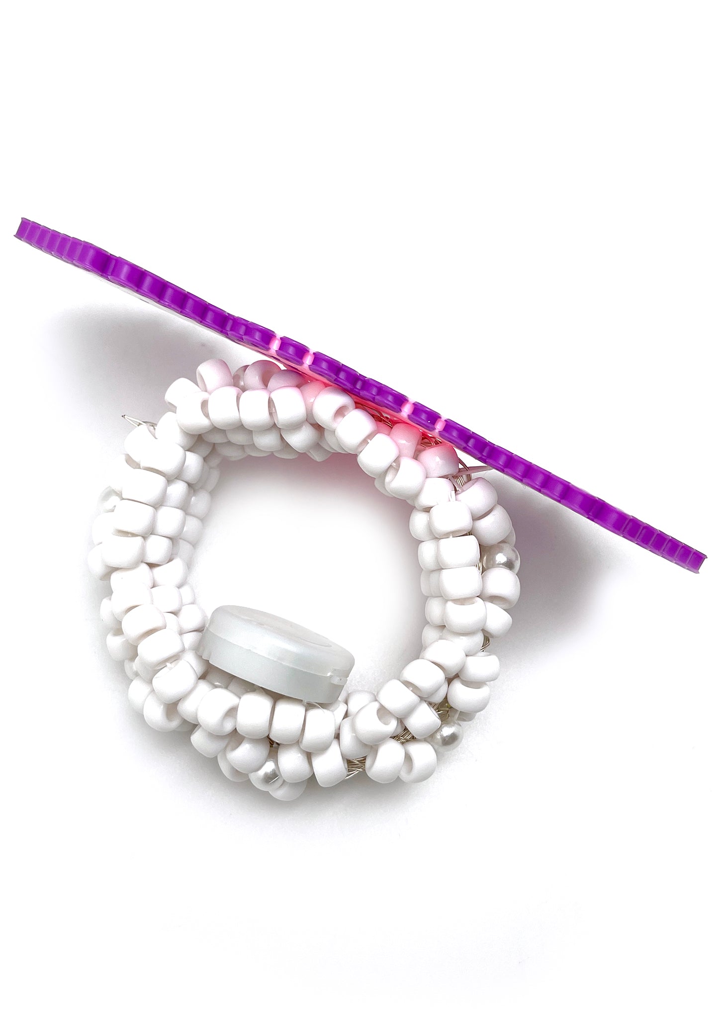  Sweet Serenity Light Up Pendant Rave Kandi Bracelet