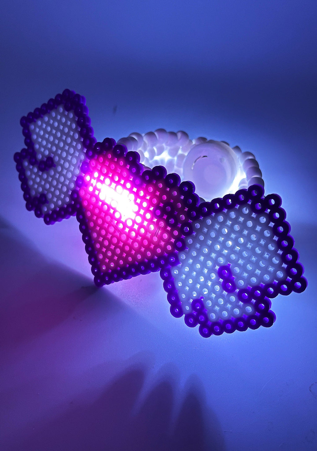  Sweet Serenity Light Up Pendant Rave Kandi Bracelet