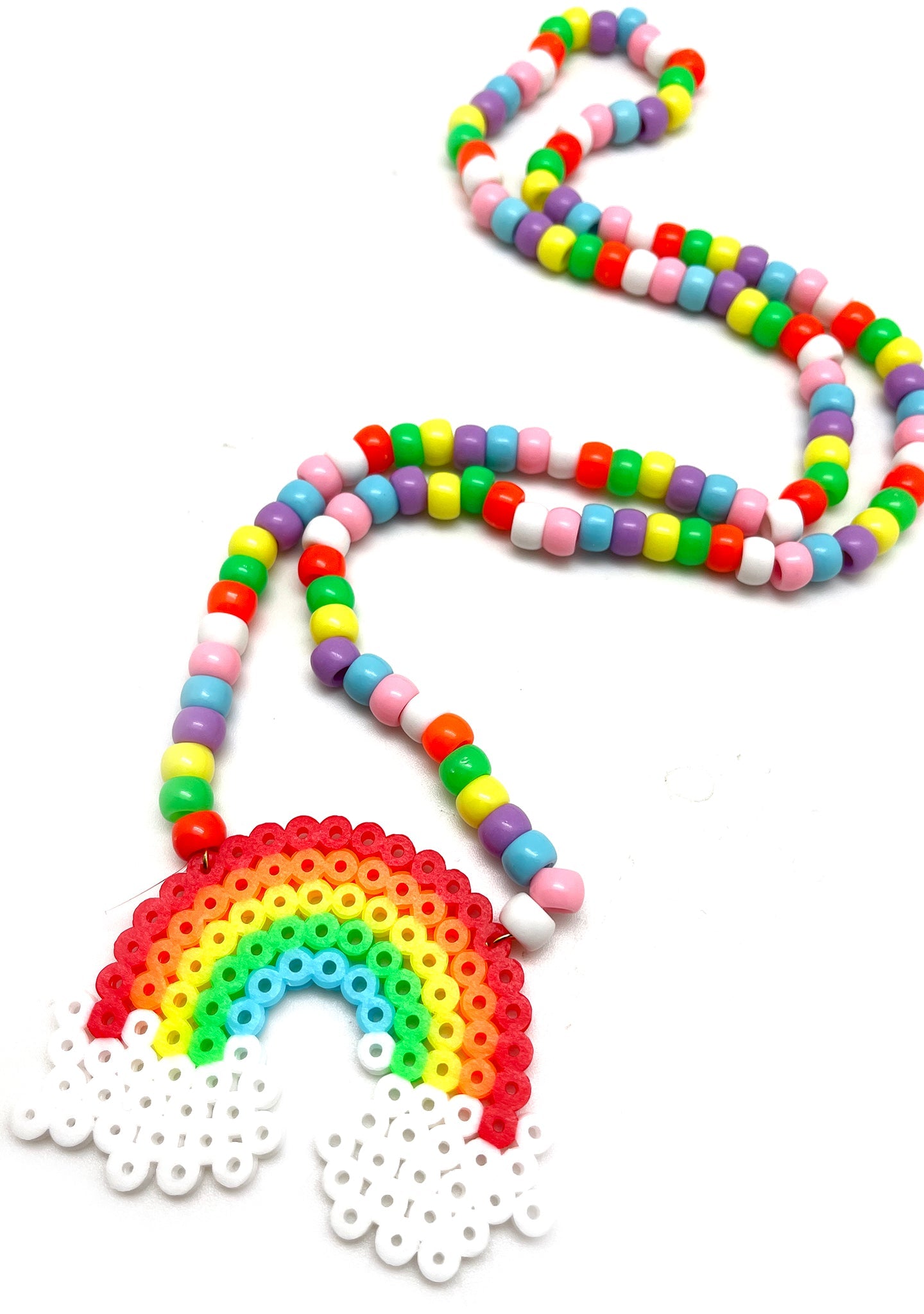  Taste The Rainbow Rave Kandi Necklace