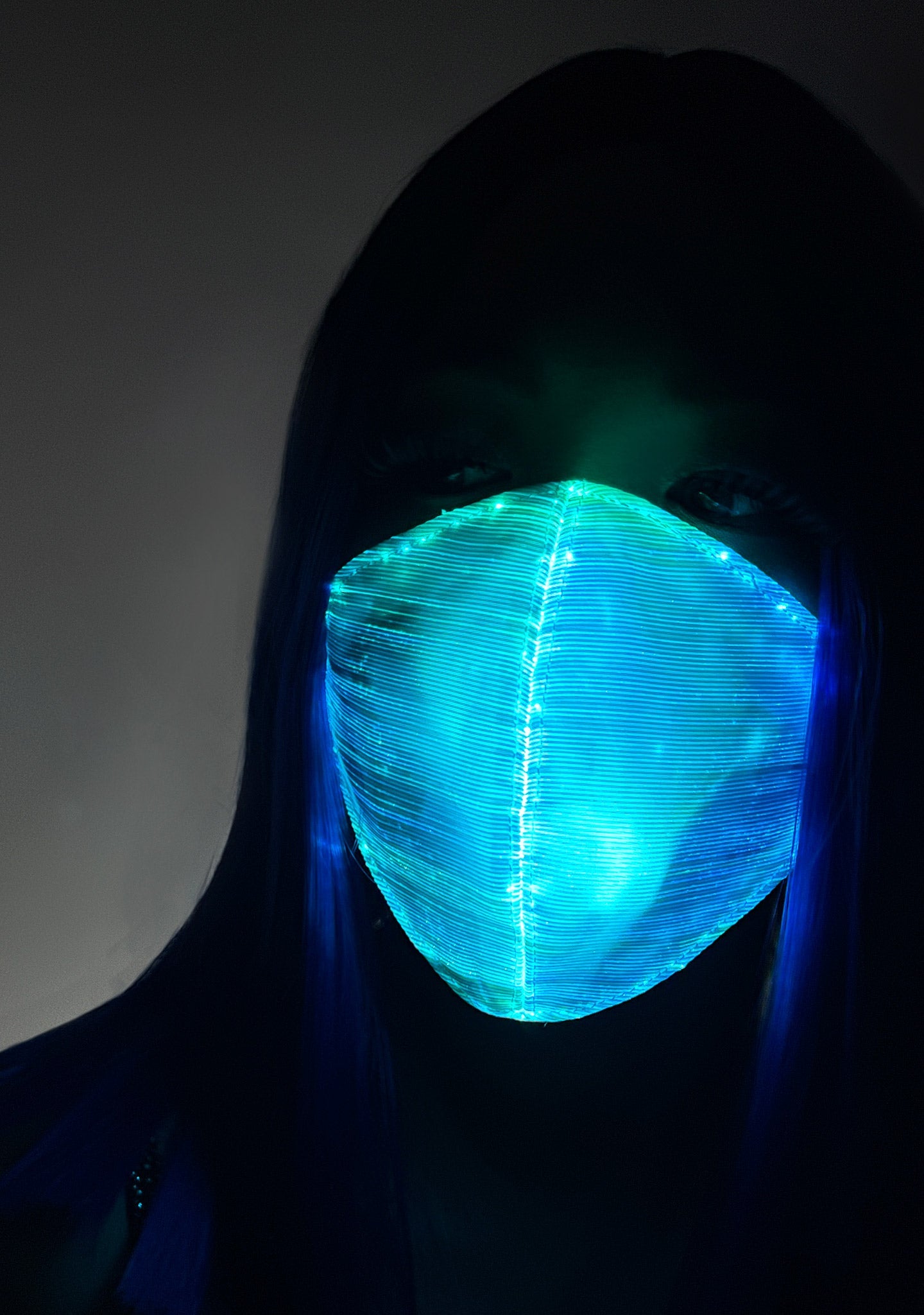  Teknolyzed Fiber Optic Light Up Face Mask