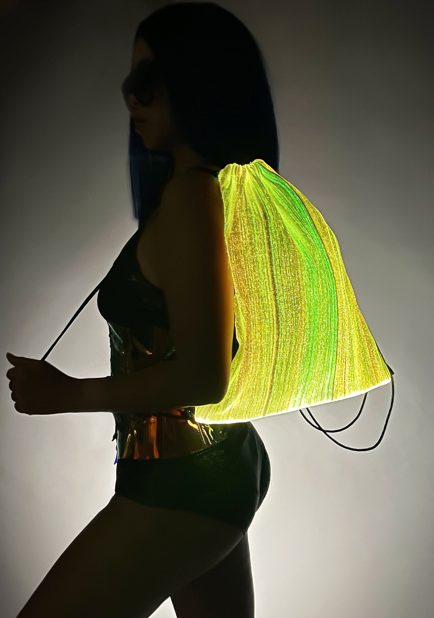  Tektronic Fiber Optic Light Up Backpack