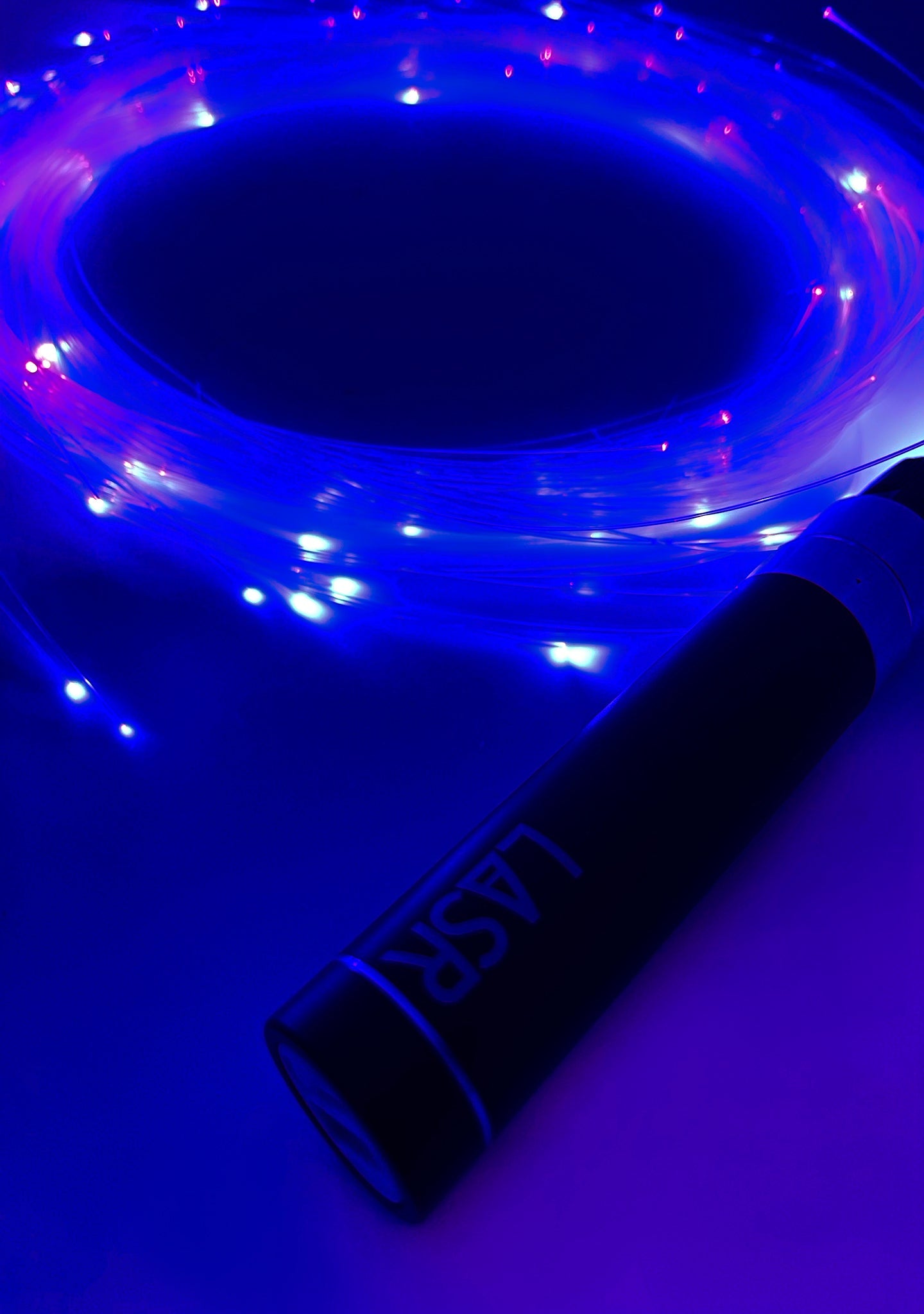  Ultraviolet Fiber Optic Light Up Whip
