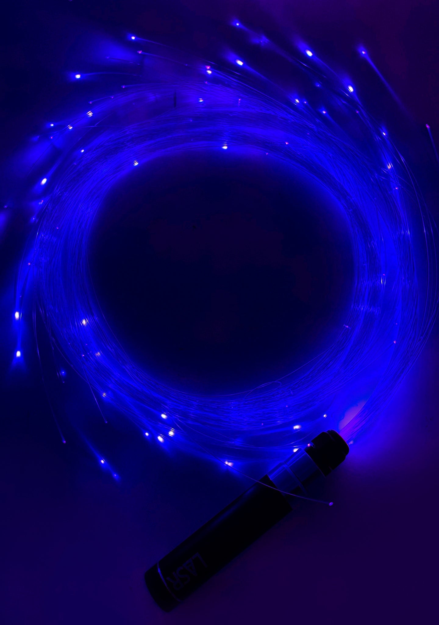  Ultraviolet Fiber Optic Light Up Whip