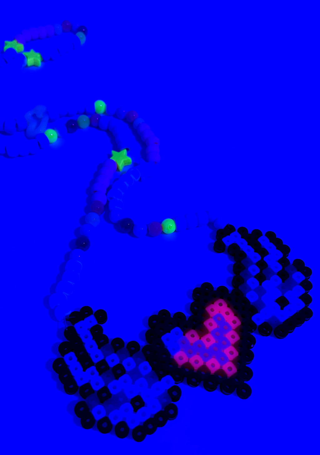  Wings Of Love Rave Kandi Necklace