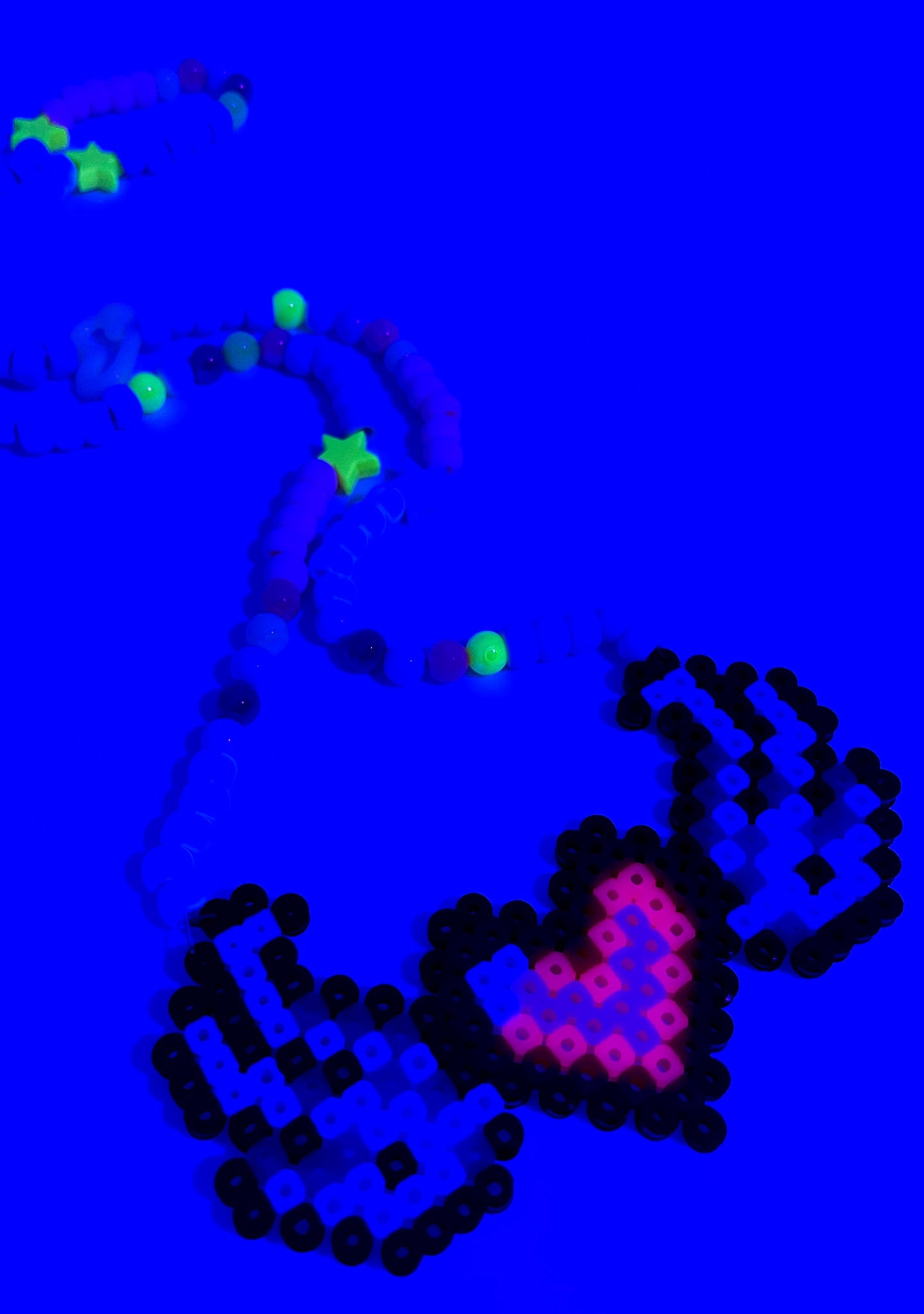  Wings Of Love Rave Kandi Necklace