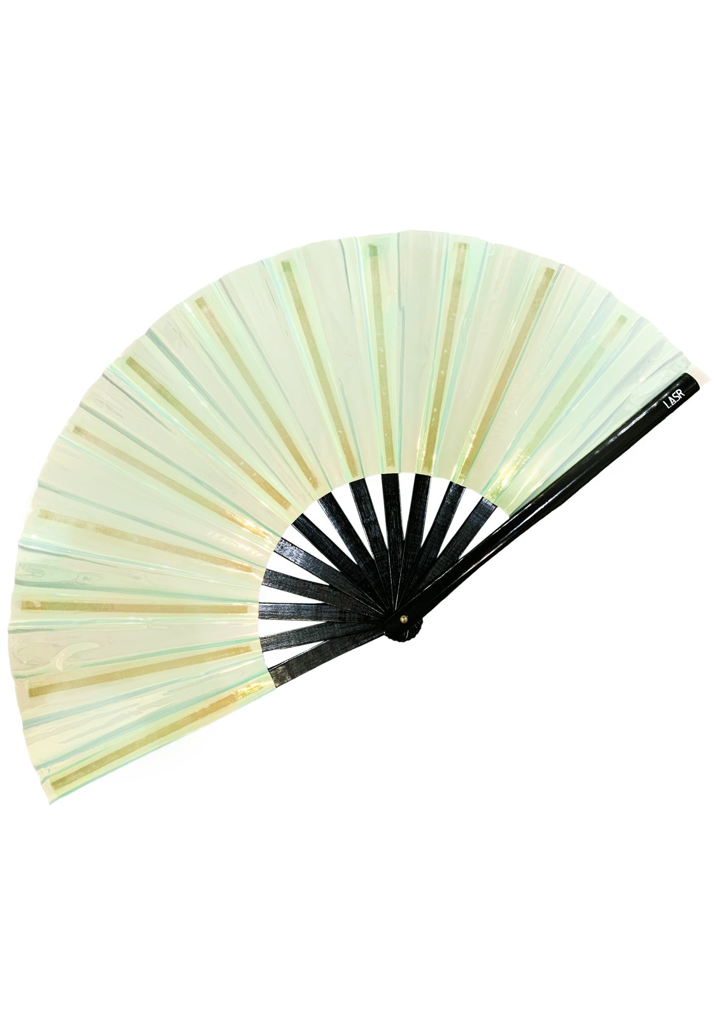  Frost Bite Iridescent Fluid Rave Fan