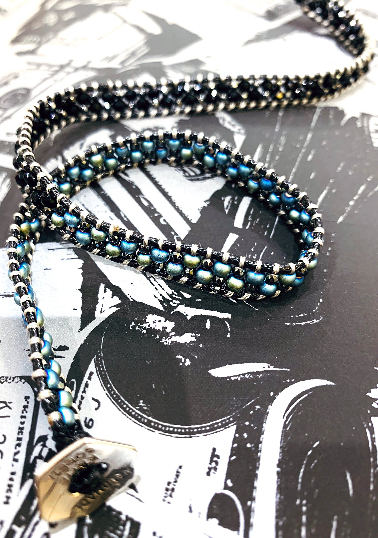  X Katie Soleil Agave Double Wrap Beaded Bracelet