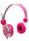  Pink Dots Stereo Headphones