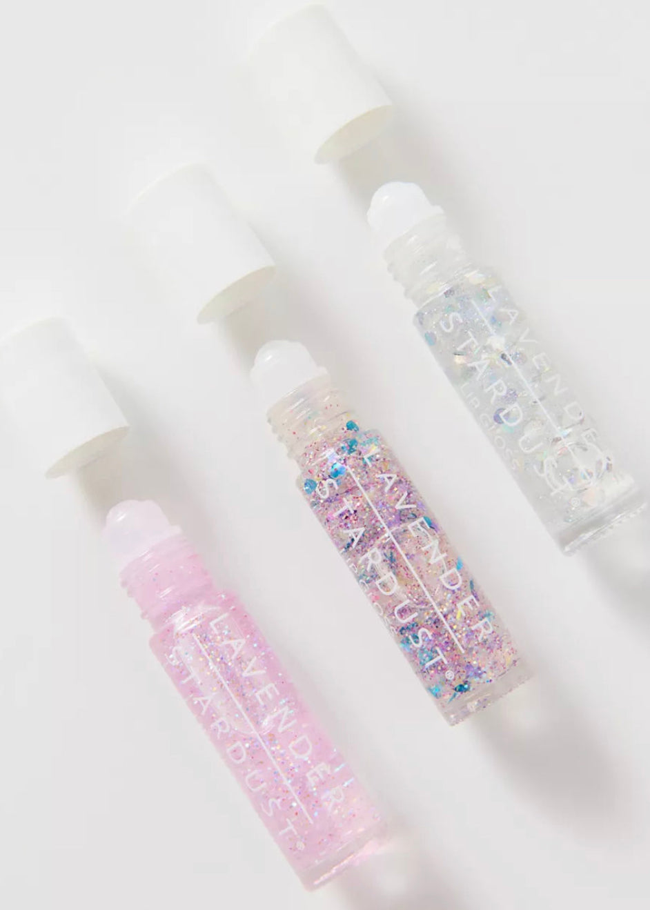  Disco Glitter Lip Gloss Trio Set