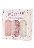  Disco Glitter Lip Gloss Trio Set