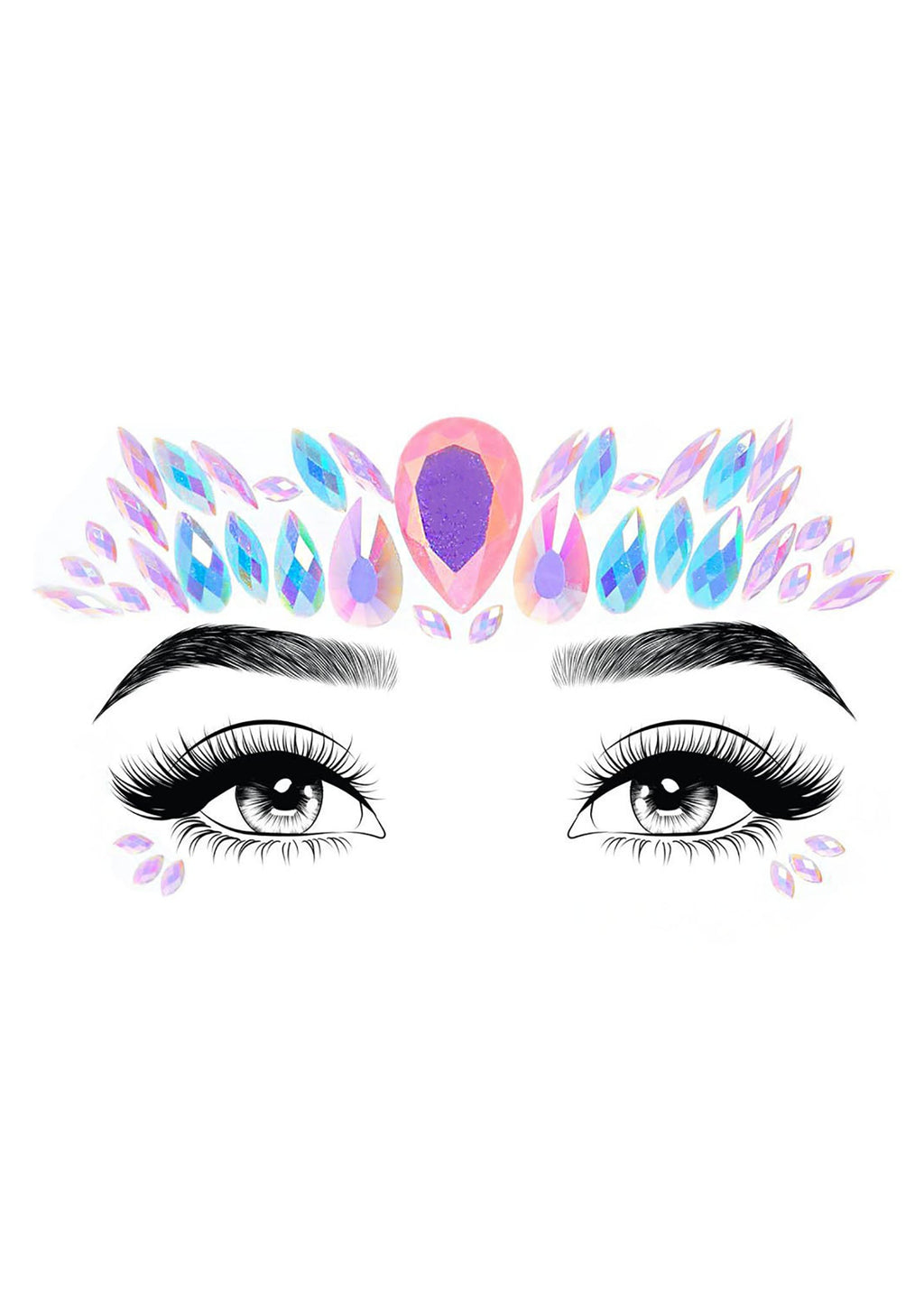 LEG AVENUE Kandy Kisses Freesia Face Jewels