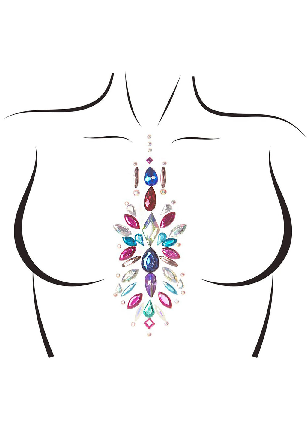LEG AVENUE Cosmic Wave Body Jewels